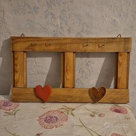 Appendichiave in legno artigianale 