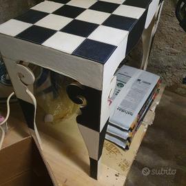 scrivania in vera pelle