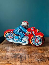 Motocicletta latta collezione vintage Japan