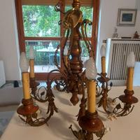 LAMPADARI LEGNO e CERAMICA