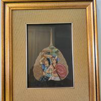 Dipinto indiano su foglia