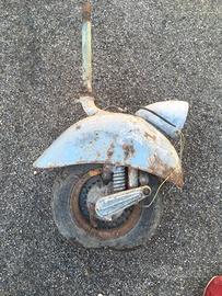 Ape Faro Basso Forcella Completa /Parafango/ Faro.