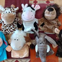 Burattini a mano per bambini