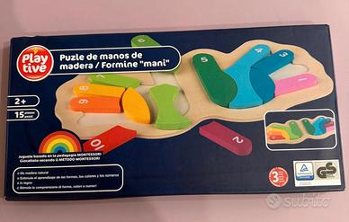 Puzzle legno Mani