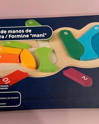 Puzzle legno Mani