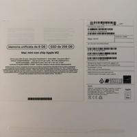 Mac mini Apple M2 – 31/08/24 - In Garanzia