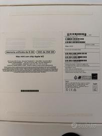 Mac mini Apple M2 – 31/08/24 - In Garanzia