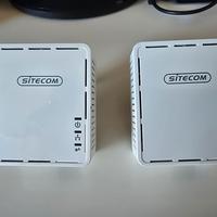 Coppia Powerline Sitecom Mini Homeplug 500 Mbps