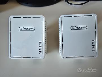 Coppia Powerline Sitecom Mini Homeplug 500 Mbps
