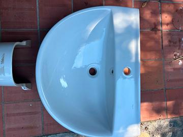 Lavabo Pozzi Ginori con semi -colonna, mai usato