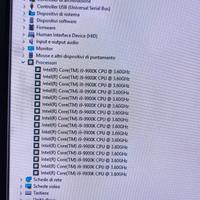 computer da gaming Intel i9 3,60 ghz