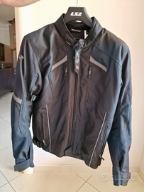 Giacca Moto LS2 Pelle Nera