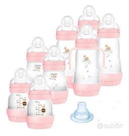 MAM biberon set neonato  con 8 biberon anticolica 