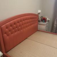 Letto matrimoniale in pelle Frau
