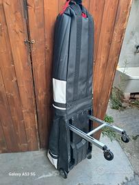 borsa da golf con rotelle