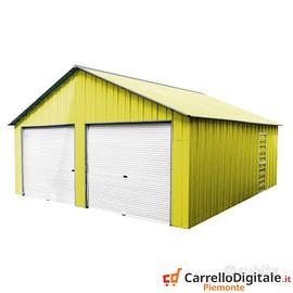 Box cantiere 664x721 due saracinesche giallo