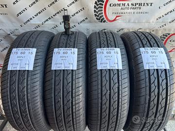 4 PNEUMATICI 175/60 R15 HIFLY ESTIVE 80%