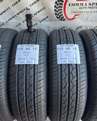 4 PNEUMATICI 175/60 R15 HIFLY ESTIVE 80%