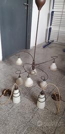 Lampadario più due lampadari per penisola o altro