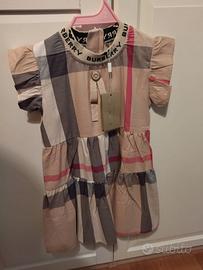 Abito vestito Bambina Burberry tg 140 mai usato