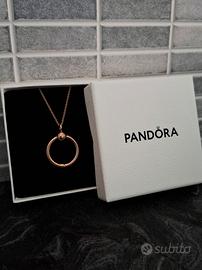 Collana Pandora Moments con Pendente O Piccolo in 
