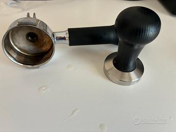 Portafiltro + pressino 53mm Pavoni/Saeco/Gaggia