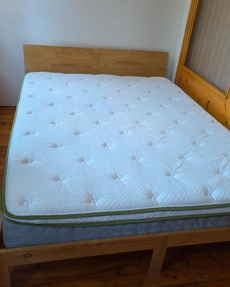 letto una piazza e mezza con materasso 
