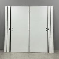 PORTE BIANCHE LISCE COMPLETE DI FERRAMENTA