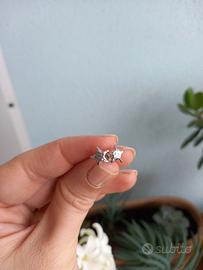 Orecchini platino stella