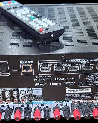 Sintoamplificatore AV 8K Denon AVR-X2800H DAB (7.2