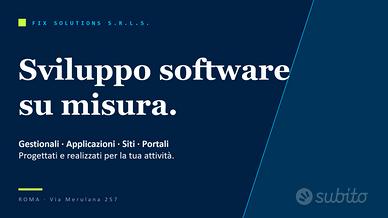 Sviluppo software su misura | Gestionali e App