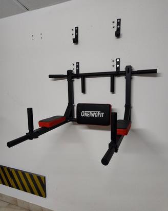 Barra trazioni e dip station multifunzione 