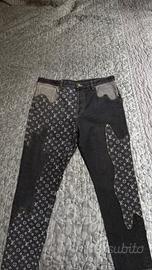 LOUIS VUITTON X NIGO MONOGRAM CRAZY DENIM JEANS