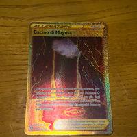 Pokemon bacino di magma allenatoe gold raro