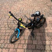 Bicicletta 16" bambino o bambina