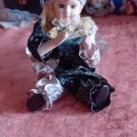 bambola jolly in ceramica 