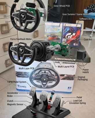 Volante Thrustmaster T248 (PS5/PS4) con 2 giochi 