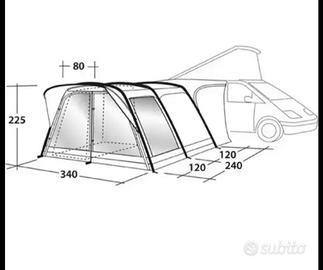 tenda per Camper 