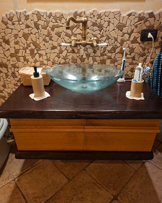 Mobile bagno + Appendi teli