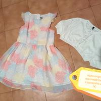 abito elegante bambi a 8/9 anni 