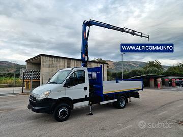 Iveco Daily 60c15 con gru e cassone fisso