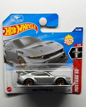 Hot Wheels Ford Mustang GTD Argento Metal 2025