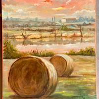 Dipinto a mano olio su tela