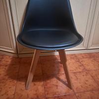 Set 4 sedie moderne stile Scandinavo