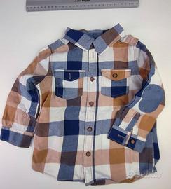 27) CAMICIA H&M+ JEANS MAYORAL  12 - 18 M - 86 cm