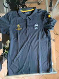 Polo originale Juventus Champions nera