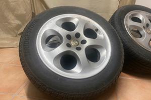 4 cerchi Alfa 147 ,gommati bridgestone ,trattabili