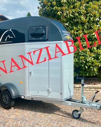 Trailer van per cavalli humbaur single alu