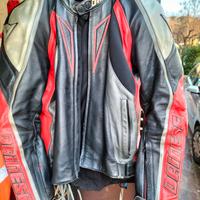 giacca moto in pelle Dainese