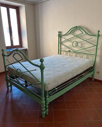 Letto in ferro neoclassico luigi sedicesimo